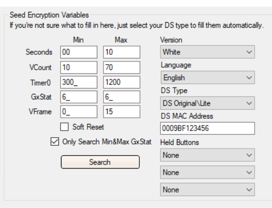 Seed Encryption Variables